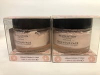2 x Revolution Skincare Jake Jamie Strawberry Donut Face Mask Feed Your Face