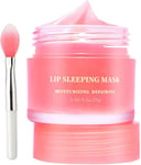 Moisturizing Lip Sleeping Mask Hydrating Jelly Lip Mask Day and Night Repair Li