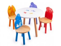 Dinosaurs pöytä ja tuolit setti Tidlo Lasten huonekalut T0631X