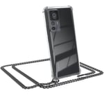 For Xiaomi 12T / 12T Pro phone case with strap cord Case chain Anthracite