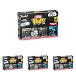 Funko Bitty POP! Star Wars - Darth Vader™, TIE Fighter Pilot™, Stormtrooper™ and A Surprise Mystery Mini Figure - 0.9 Inch (2.2 Cm) Collectable - Stackable Display Shelf Included - Gift Idea