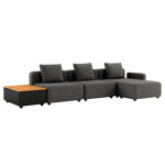 Cobana Lounge Sofa – 4 setersmodul w/ Patio Storage Table