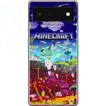 Google Pixel 6 Genomskinligt Skal Minecraft