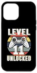 iPhone 12 Pro Max Gamer Level 11 Unlocked Video Game 11st Birthday Boys Girls Case