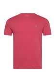 Polo Ralph Lauren Custom Slim Fit Jersey Crewneck T-Shirt Röd