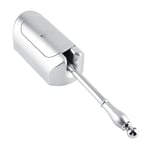 Stainless Steel Handle Toilet Brush With Holder Home Hotel B 月光银