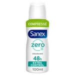 Déodorant Spray Zéro 0% Protect & Control Compressé Sanex - Le Spray De 100ml
