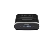 GRUNDIG Sonoclock 1500 Réveil Noir avec Fonction de Charge USB Tuner FM Fonction réveil Fonction Veille