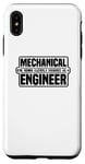 Coque pour iPhone XS Max Ingénieur mécanique drôle - Génie maléfique intelligemment
