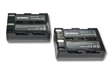 INTENSILO Li-Ion Batterie 1600mAh (7.4V) pour appareil photo, caméscope, caméra vidéo Minolta Dimage A1, A2 comme NP-400, BP-21, D-Li50, SLB-1674.