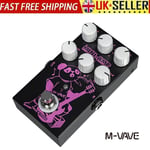 M-VAVE Electric Guitar Effects Pedal DC 9V 3-gear EQ Adjuster Speaker Mixer Y2T4