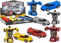 Leantoys Auto Robot 2In1 Transformation Sports Car Drive