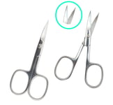Manicure Nail Scissor Curved Stainless Steel Satin Finish Beauty Therapy Product