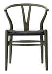 CH24 Y-Chair Soft/Black - Seaweed