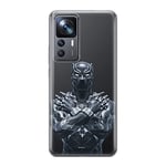 ERT Group Coque de téléphone Portable pour Xiaomi 12T Original et sous Licence Officielle Marvel Motif Black Panther 012 Parfaitement adapté à la Forme du téléphone Portable, partiel imprimé