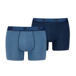Puma Kalsonger 2P Men Everyday Basic Boxer Denimblå bomull Large Herr