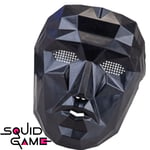 Black Android Robot Squid Games Front Man Halloween Full Face Plastic Mask