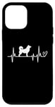 Coque pour iPhone 12 mini Chiens Sibérie Husky EKG Design propriétaire de chien