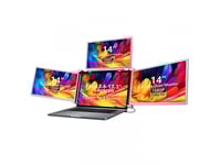 Monitor Extralink Smart Life S680 14" | Bärbara Bildskärmar För Bärbara Datorer | 3 Bildskärmar, Ips, 1080P Full Hd
