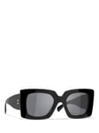 CHANEL Rectangular Sunglasses CH5480H Black/Grey