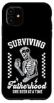 iPhone 11 Surviving Fatherhood,One Beer At A Time,Funny Beer Lover Dad Case