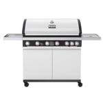 Boss Grill Alabama Elite - 6 Burner Gas BBQ with Side Gloss White