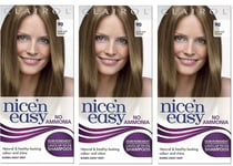 Clairol Nice'n Easy Semi-Permanent Hair Dye No Ammonia 90 Dark Ash Blonde  x 3