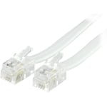 Modularkablage 4P4C(RJ9/RJ10/RJ11/RJ22), 5m - Vit