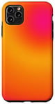 Coque pour iPhone 11 Pro Max Rose Orange Aura Ombre