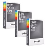 Polaroid SX70 B&W Film TRIPLE Pack (24 Shots)