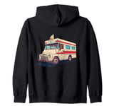 Summer Ice Cream Truck Costume for Jingles and Vehicle Fans Zip Hoodie