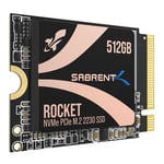 Sabrent Rocket 2230 512GB NVMe PCIe 4.0 Solid State Drive (Perfect for
