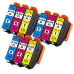 9 C/M/Y Ink Cartridges XL for Epson Expression Photo XP-8500 & XP-8600