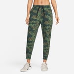 Women’s Nike French Terry 7/8 Training Joggers Sz S Dark Green/Green Brown New
