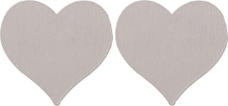 ACCESSORIZE Ljusmanschett 2-pack Hjärta Beige