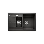 BLANCO 525925 METRA 6 S Compact Kitchen Sink, Black, 60 cm Unterschrank