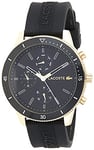 Lacoste Analogue Multifunction Quartz Watch for Men with Black Silicone Bracelet - 2010994