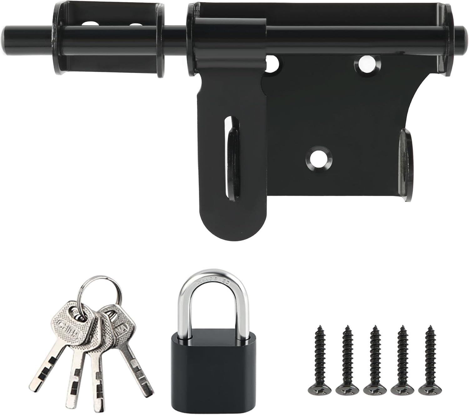 Verrou De Portail Robuste Auto-bloquant - Verrou De Sécurité