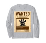 Raccoon Western Cowboy Wanted Dead or Alive Long Sleeve T-Shirt