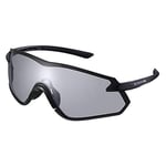 SHIMANO S-PHYRE X SEW01911 Lunettes Noir métallisé Verres photochromiques Gris foncé Taille unique