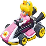 Carrera FIRST, Peach Slot Car, échelle 1:50, personnage emblématique de l'univers Mario Kart, débutant à partir de 3 ans, commandes simples, Multicolore