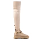 Over-knee boots Carinii B8076 Beige