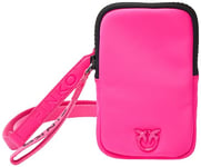 Pinko Vagabond Phone Case Recycled Nylon, Accessoire de Voyage-Cache-Cou Femme, N17_Pink, 47 EU