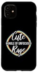 Coque pour iPhone 11 Ensemble amusant et mignon de Rage Rainbow Kawaii Goth