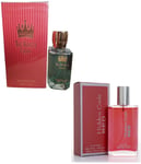 Mens Perfume Hidden Code Red, The Kings Crown EDT for him 100ml Aftershave New