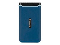 Transcend Esd370c - Ssd - 500 Gb - Extern (Bärbar) - Usb 3.2 Gen 2 (Usb-C Stikforbindelse) - Marineblå