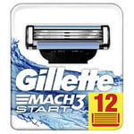 Gillette Mach3 Razor Blades for Men, 12Â Blades
