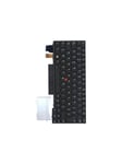 Lenovo - notebook replacement keyboard - with Trackpoint UltraNav - Belgium - Laptop tagentbord - till ersättning - Belgisk - Svart