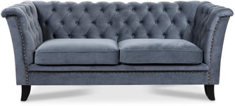 Skånska Möbelhuset Milton Chesterfield 2-sits soffa - Valfri färg och tyg