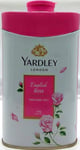 Yardley London ENGLISH ROSE Perfumed Deodorizing Talc Talcum Powder 100gm